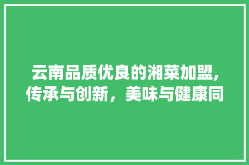 云南品质优良的湘菜加盟,传承与创新，美味与健康同行_云南品质优良的湘菜加盟 云南品质优良的湘菜加盟,传承与创新，美味与健康同行_云南品质优良的湘菜加盟 饮食大全